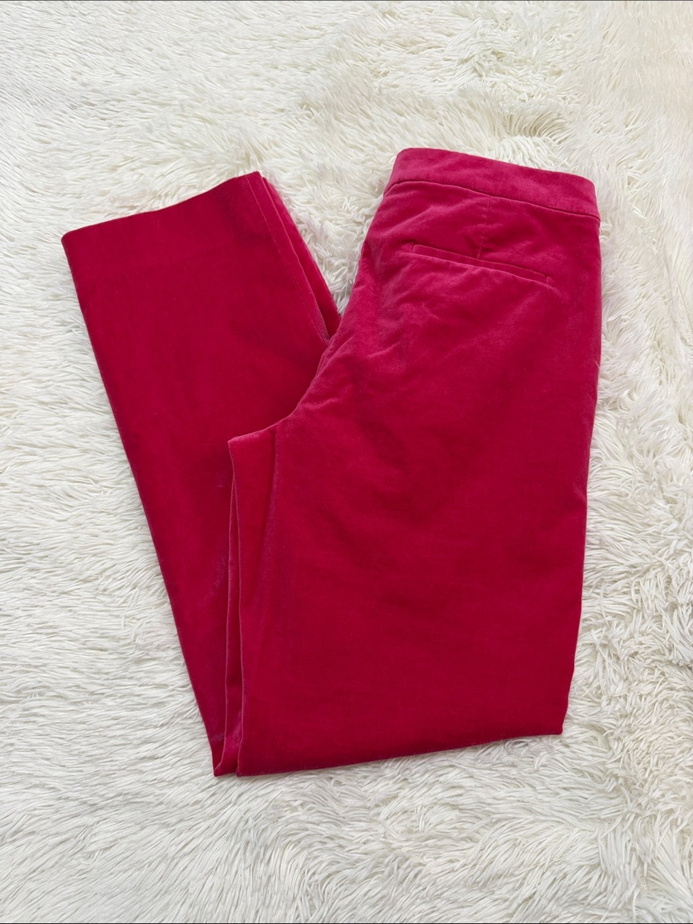J. Crew Kate Pants in Hot Pink